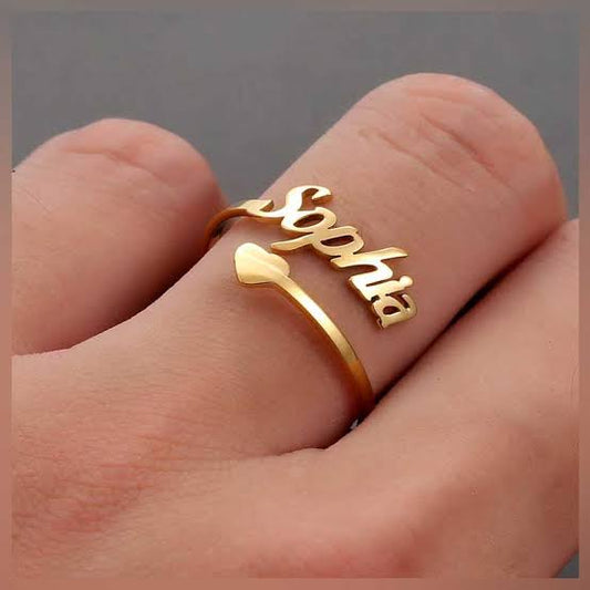 Custmomized Name Ring